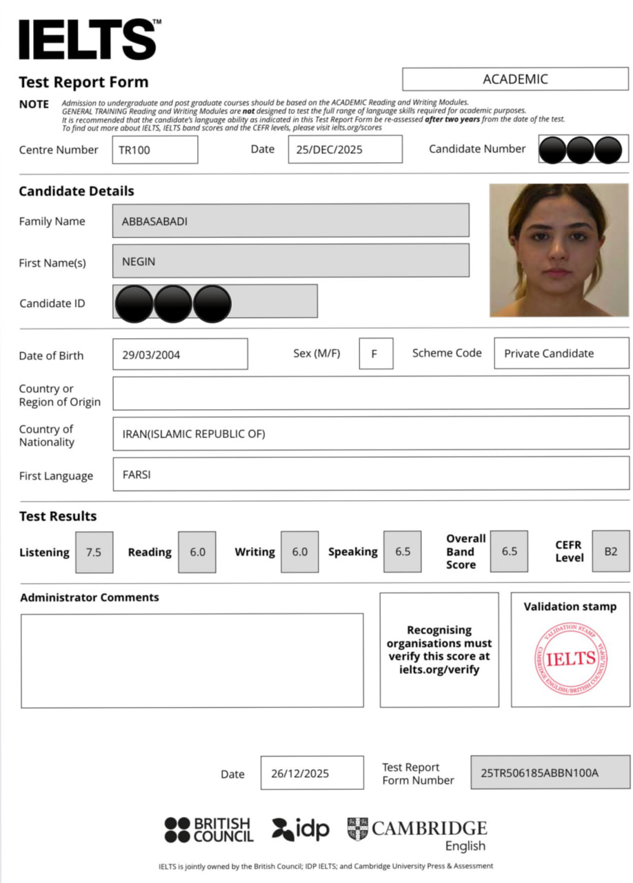 نتیجه آیلتس